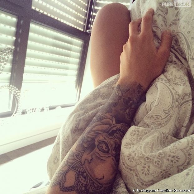nouveau tatouage poignet caroline receveur