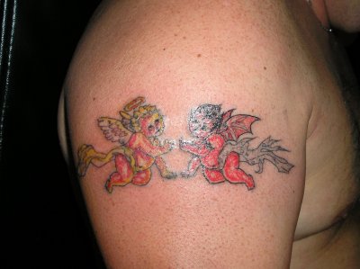 tatoo ange ou démon