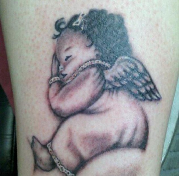 tatouage ange bebe