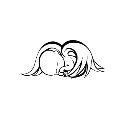 tatouage ange bebe