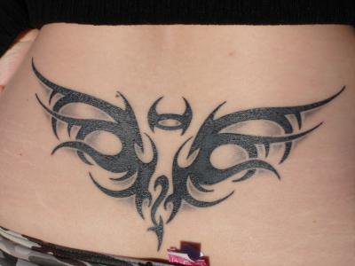 tatouage ange cornu