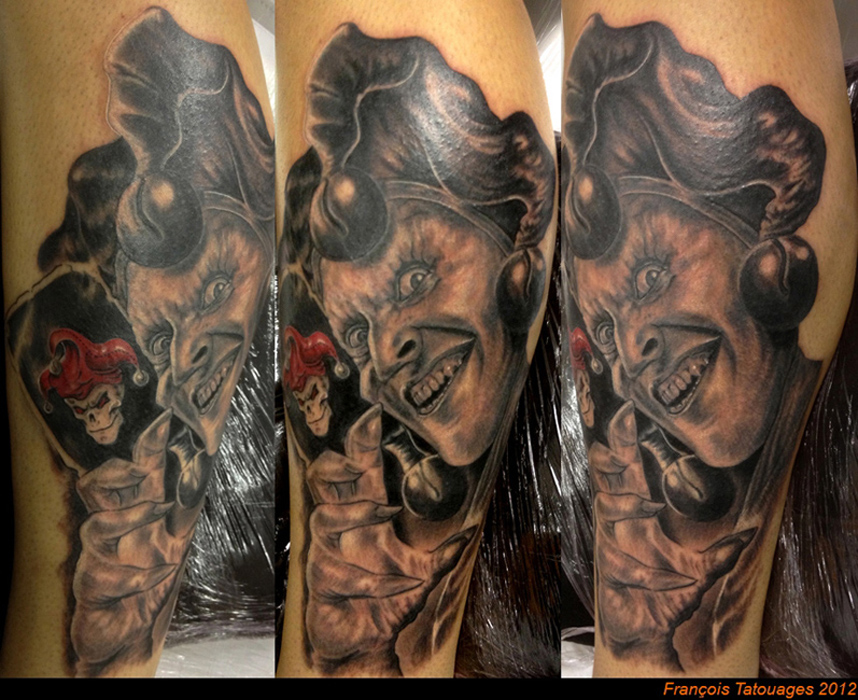 tatouage ange cornu