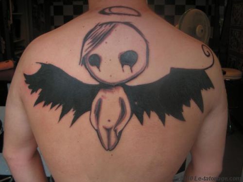 tatouage ange et démon