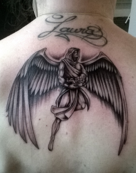 tatouage ange manga