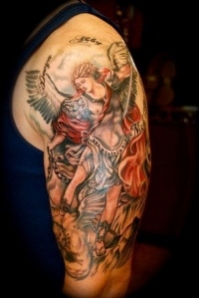 Tatouage ange michael
