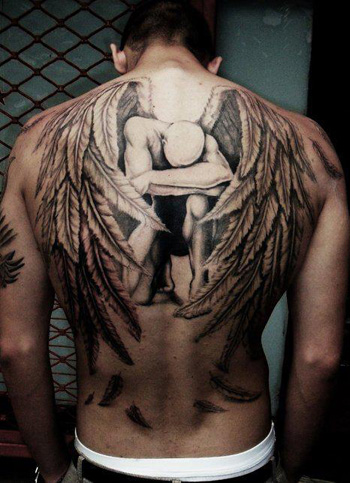 tatouage ange michael
