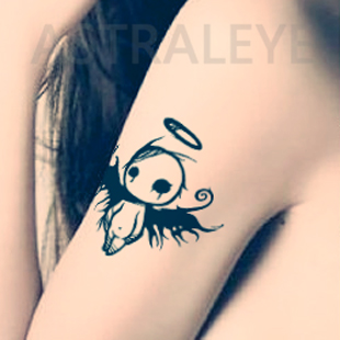 tatouage ange mignon