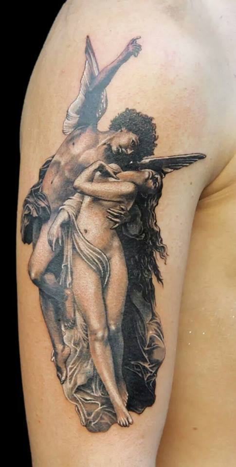 tatouage ange old school