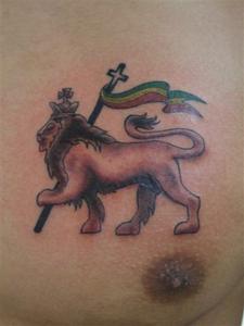 tatouage ange rasta