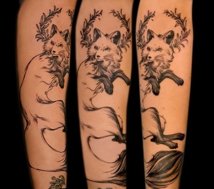 tatouage animaux avant bras