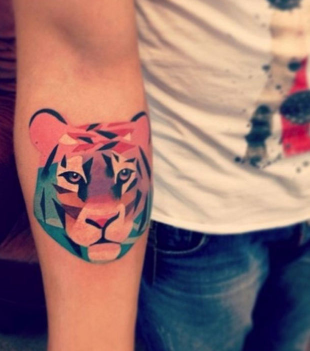 tatouage animaux couleur