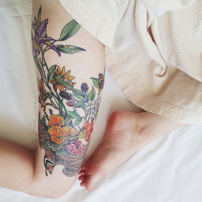 tatouage animaux et nature
