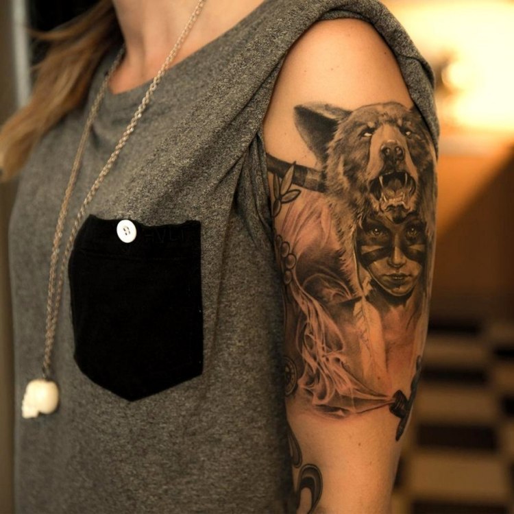 tatouage animaux femme