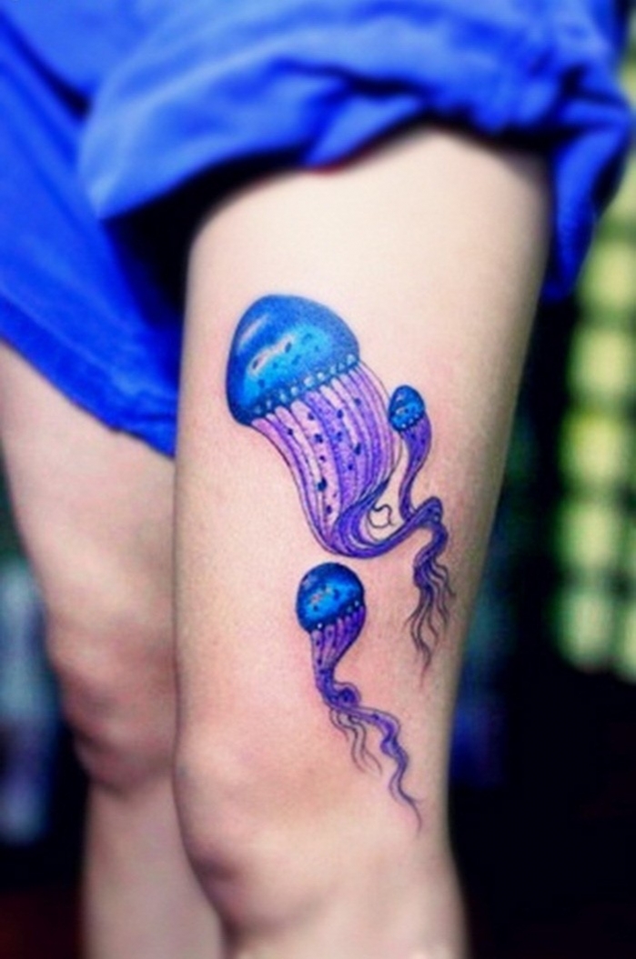 tatouage animaux marins