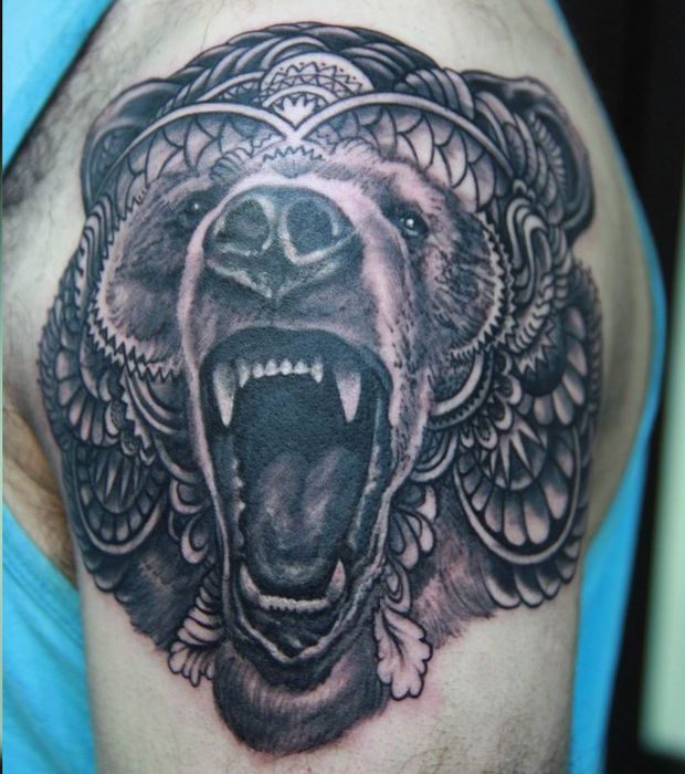 Tatouage animaux ours