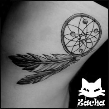 tatouage attrape reve oiseau