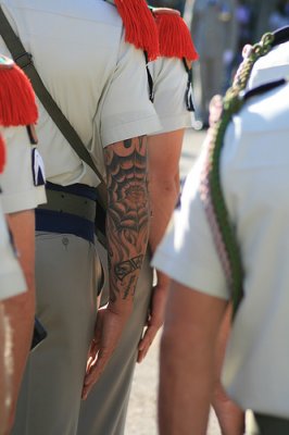 tatouage avant bras armée de terre