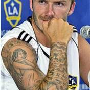 tatouage avant bras beckham