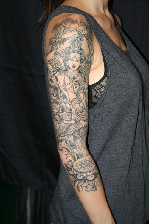 tatouage avant bras bouddha