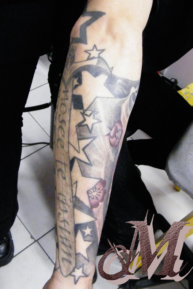 tatouage avant bras boulot