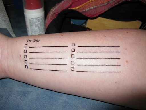 tatouage avant bras cercle