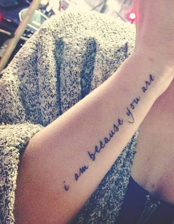 tatouage avant bras coté