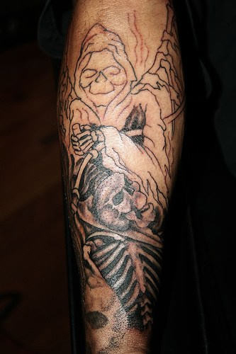 Tatouage avant bras dessin