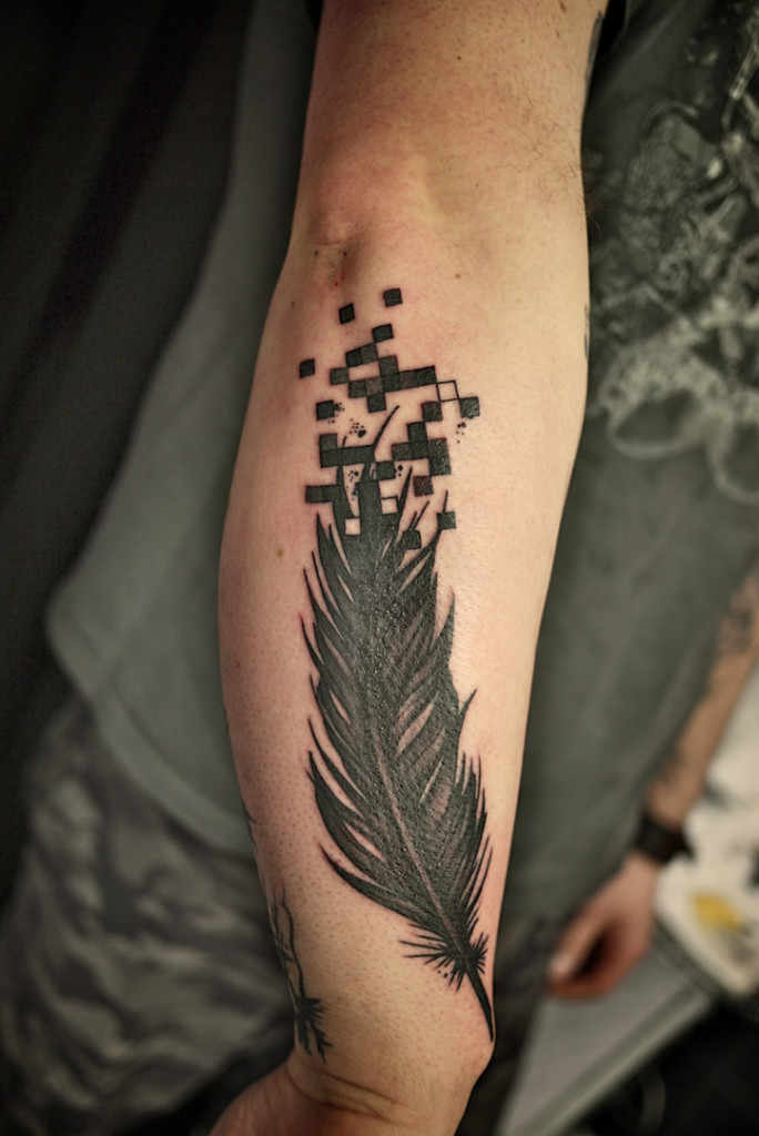 tatouage avant bras etoile homme