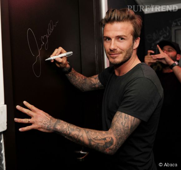 tatouage avant bras gauche david beckham