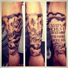 tatouage avant bras homme croix