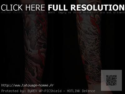 tatouage avant bras homme japonais