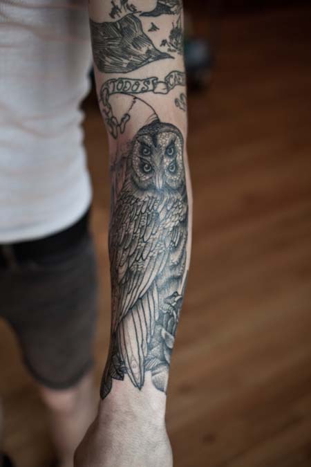 tatouage avant bras intérieur homme