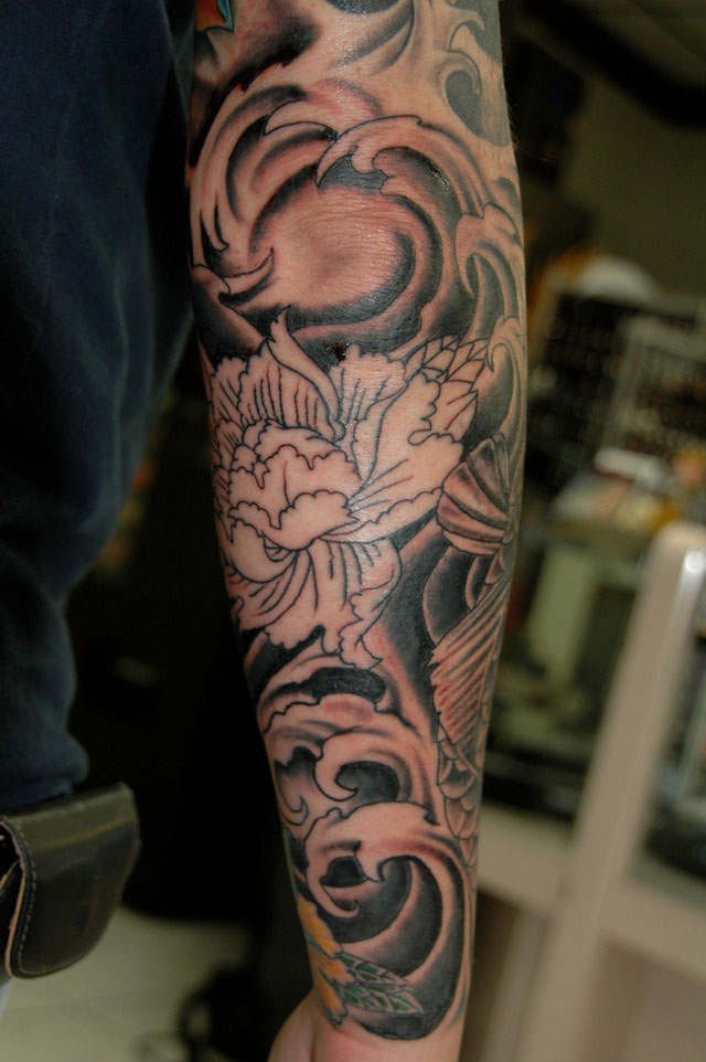 tatouage avant bras japonais