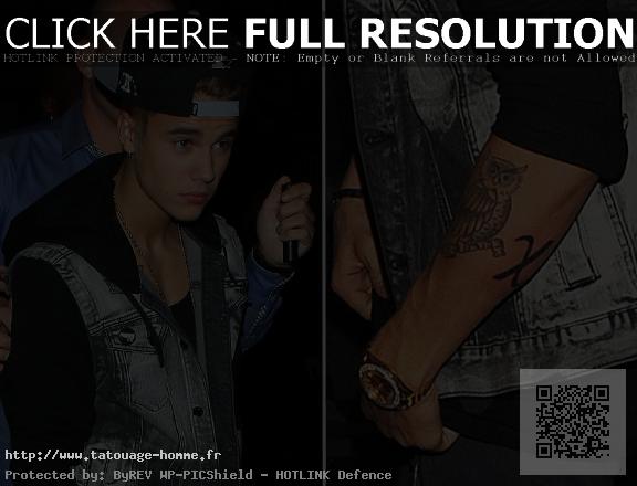 tatouage avant bras justin bieber