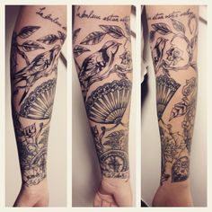tatouage avant bras manchette