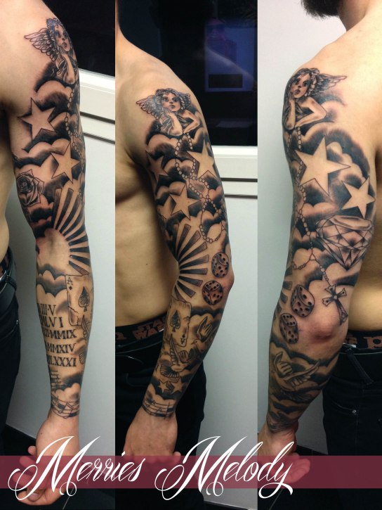 tatouage avant bras nuage