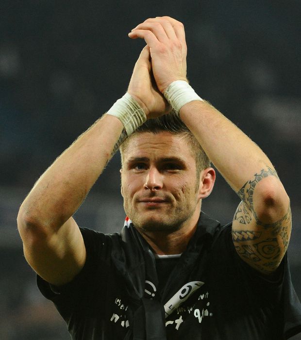 tatouage avant bras olivier giroud