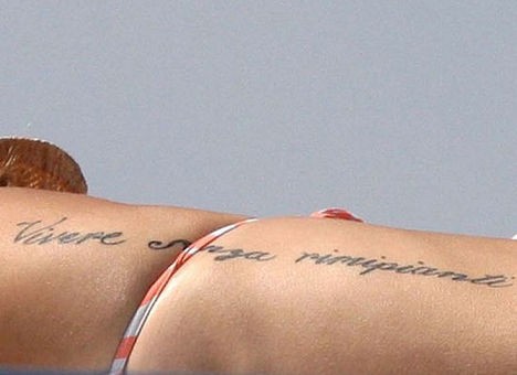 tatouage avant bras regret