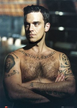 tatouage avant bras robbie williams