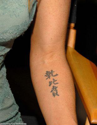 tatouage avant bras signe chinois