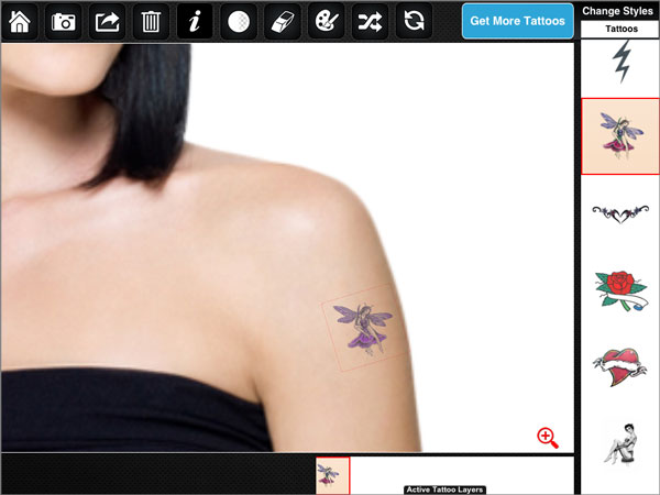 tatouage avant bras simulation