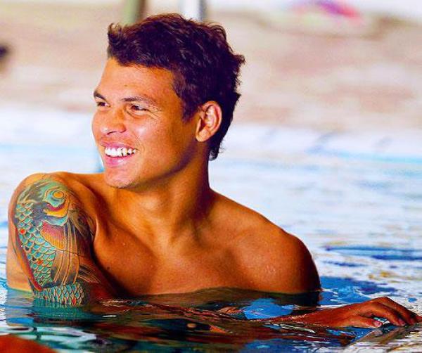 tatouage avant bras thiago silva