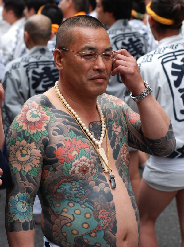 tatouage avant bras yakuza