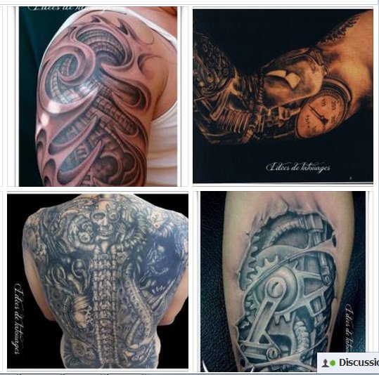 Tatouage biomecanique alien