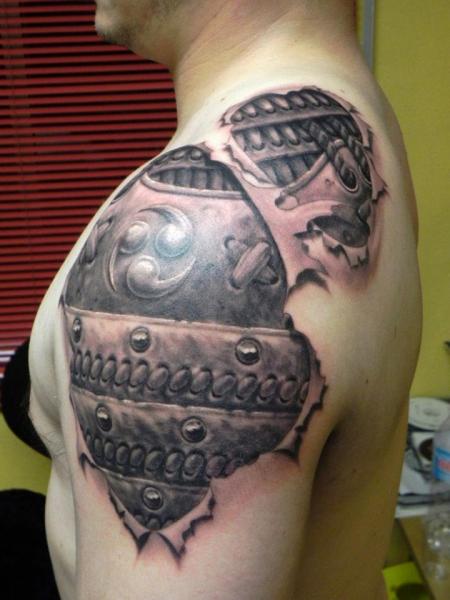 tatouage biomecanique cheville