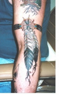 tatouage bracelet bras indien