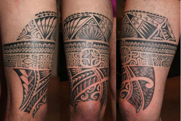 tatouage bracelet cuisse homme