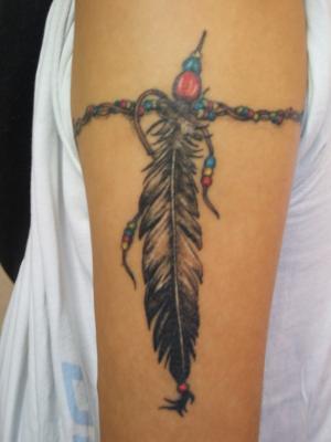 Tatouage bracelet indien