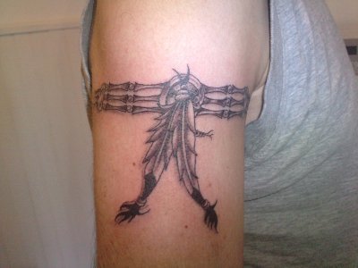 tatouage bracelet indien