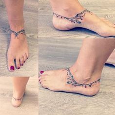 tatouage bracelet indien cheville